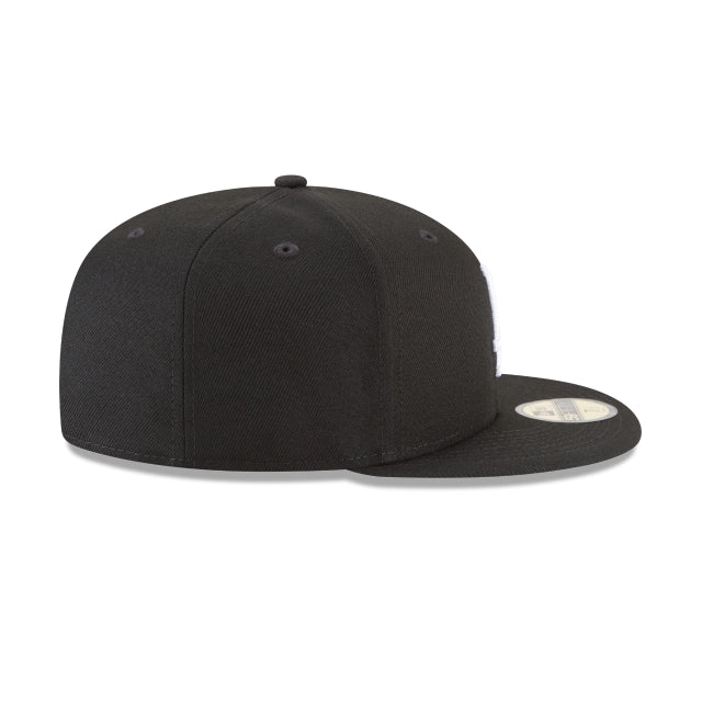 Los Angeles Dodgers Black and White Basic 59FIFTY Fitted Hat – New Era Cap