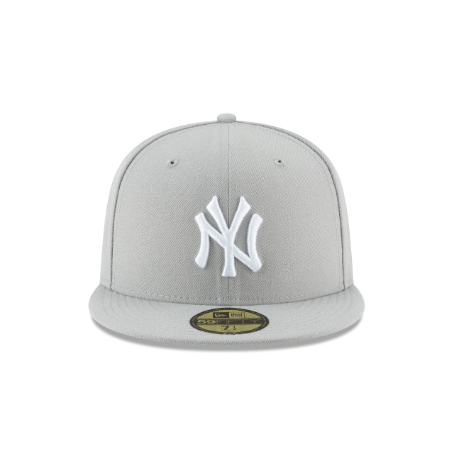 New York Yankees Gray Basic 59FIFTY Fitted Hat – New Era Cap