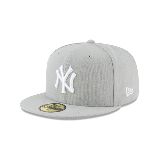 New York Yankees Gray Basic 59FIFTY Fitted Hat - New Era Cap