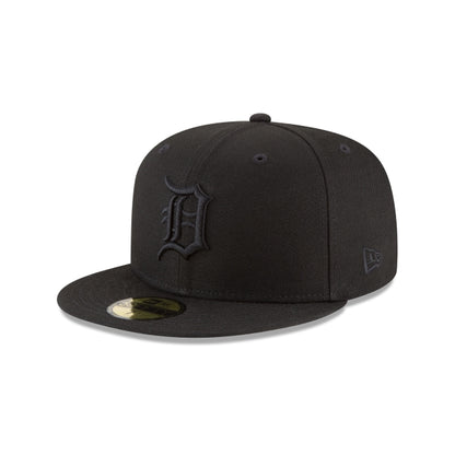 Detroit Tigers Blackout Basic 59FIFTY Fitted Hat