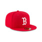 Boston Red Sox Scarlet Basic 59FIFTY Fitted Hat