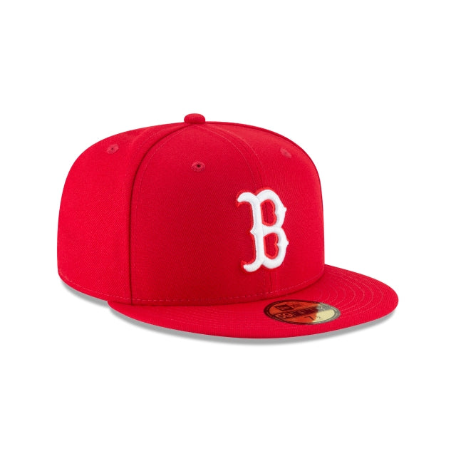 Boston Red Sox Scarlet Basic 59FIFTY Fitted Hat – New Era Cap