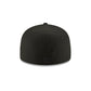 Houston Astros Blackout Basic 59FIFTY Fitted Hat