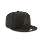 Houston Astros Blackout Basic 59FIFTY Fitted Hat