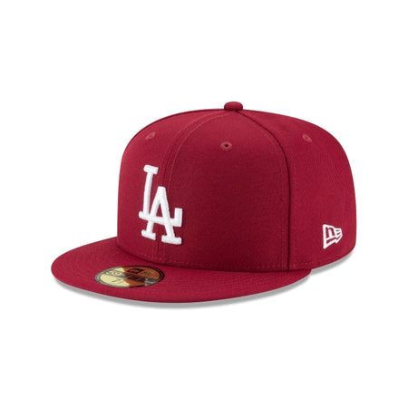 Los Angeles Dodgers Cardinal Basic 59FIFTY Fitted Hat