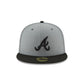 Atlanta Braves Storm Gray Basic 59FIFTY Fitted