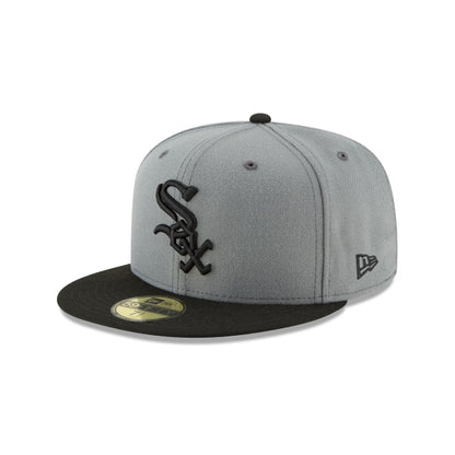 Chicago White Sox Storm Gray Basic 59FIFTY Fitted Hat