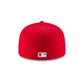 Atlanta Braves Scarlet Basic 59FIFTY Fitted Hat