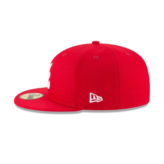 Atlanta Braves Scarlet Basic 59FIFTY Fitted Hat – New Era Cap