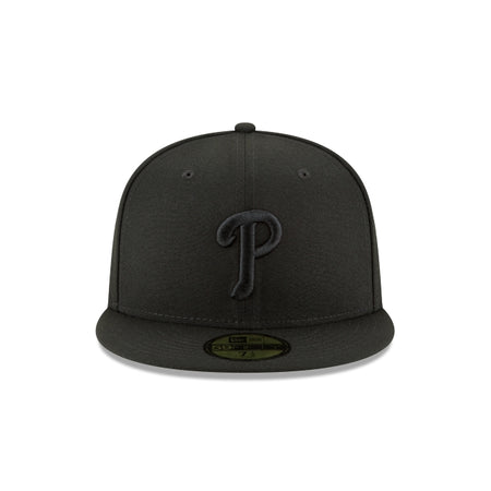 Philadelphia Phillies Blackout Basic 59FIFTY Fitted Hat