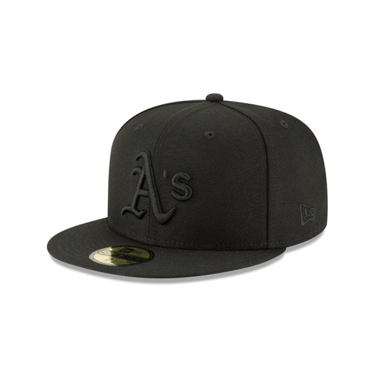 Athletics Blackout Basic 59FIFTY Fitted Hat - New Era Cap