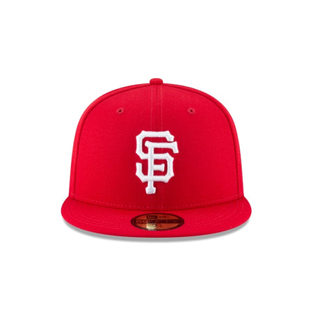 San Francisco Giants Scarlet Basic 59FIFTY Fitted Hat