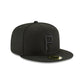 Pittsburgh Pirates Blackout Basic 59FIFTY Fitted Hat