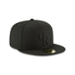 Colorado Rockies Blackout Basic 59FIFTY Fitted Hat