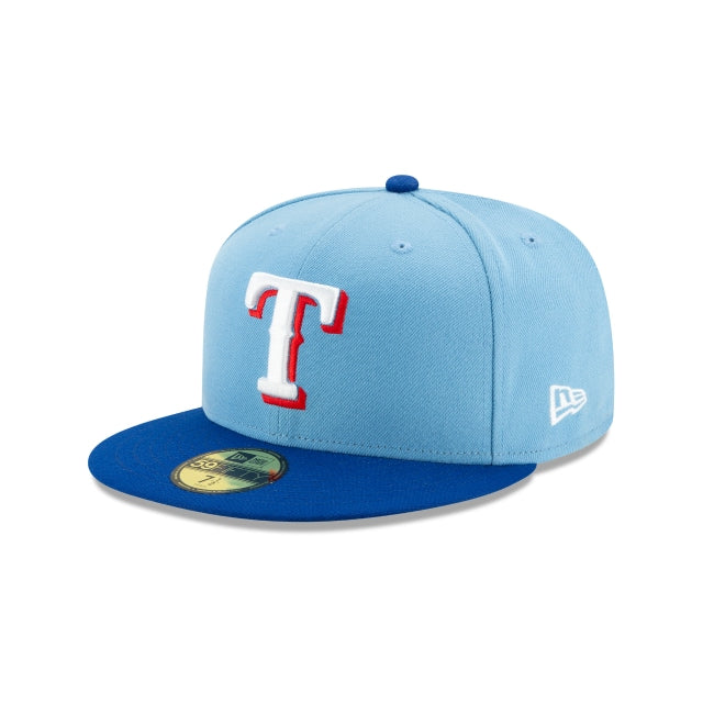 Texas Rangers Navy Independence Day 59FIFTY Fitted Hat