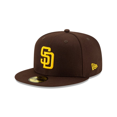 New Era San Diego Padres Evergreen Bucket Hat Burnt Wood Brown