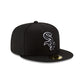 Chicago White Sox Black Outline 59FIFTY Fitted Hat