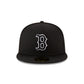 Boston Red Sox Black Outline 59FIFTY Fitted Hat