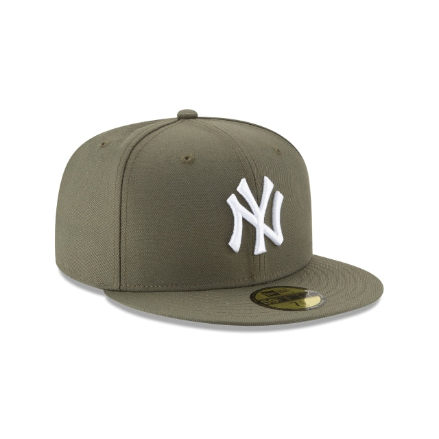 Olive fitted cap Clearance