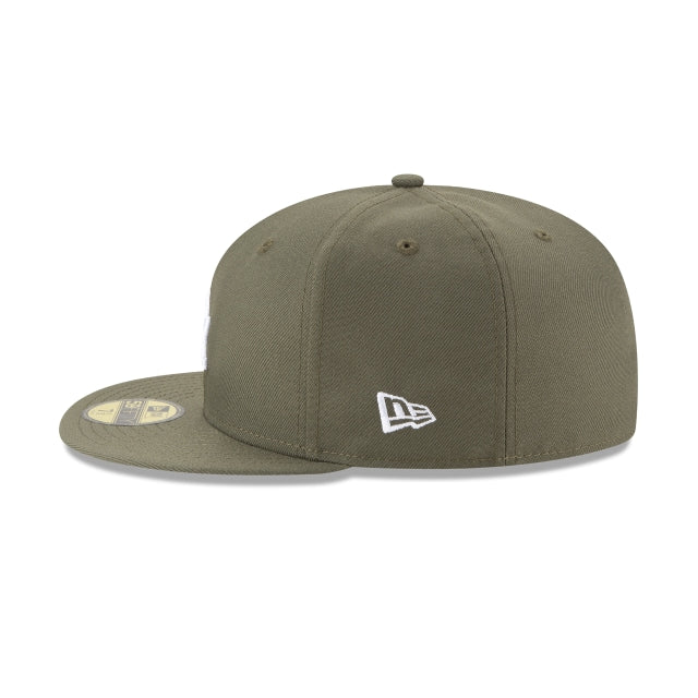 Los Angeles Dodgers Color Pack 59FIFTY Fitted Olive Hat
