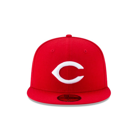Cincinnati Reds Wool World Series Side Patch 59FIFTY Fitted Hat