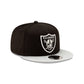 Las Vegas Raiders Two Tone Black 9FIFTY Snapback Hat