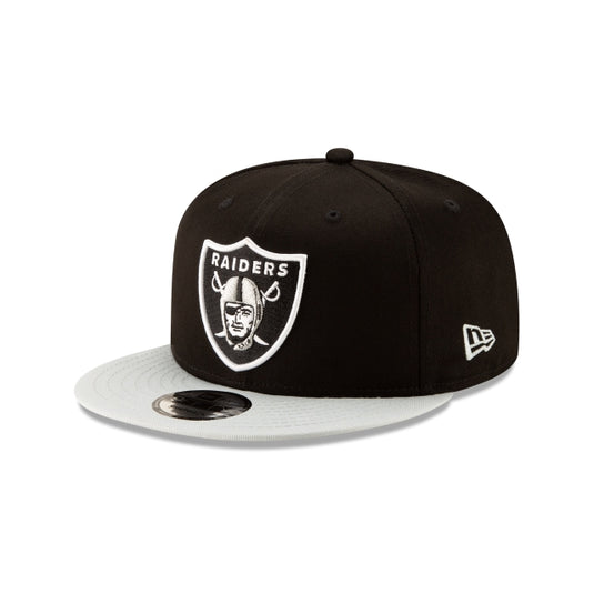 Las Vegas Raiders Two Tone Black 9FIFTY Snapback Hat - New Era Cap