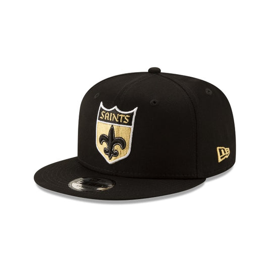 New Orleans Saints Black 9FIFTY Snapback Hat - New Era Cap