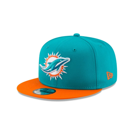 Miami Dolphins Two Tone 9FIFTY Snapback Hat - New Era Cap