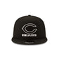 Chicago Bears Black & White 9FIFTY Snapback Hat
