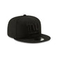 New York Giants Basic Black On Black 9FIFTY Snapback Hat