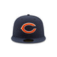 Chicago Bears Navy 59FIFTY Fitted Hat