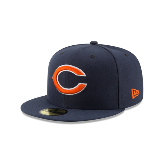 Chicago Bears Navy 59FIFTY Fitted Hat - New Era Cap