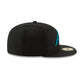 Carolina Panthers Black 59FIFTY Fitted Hat