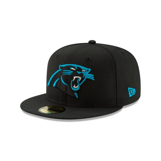 Carolina Panthers Black 59FIFTY Fitted Hat - New Era Cap