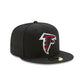 Atlanta Falcons Black 59FIFTY Fitted