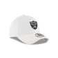 Las Vegas Raiders White Team Classic 39THIRTY Stretch Fit Hat
