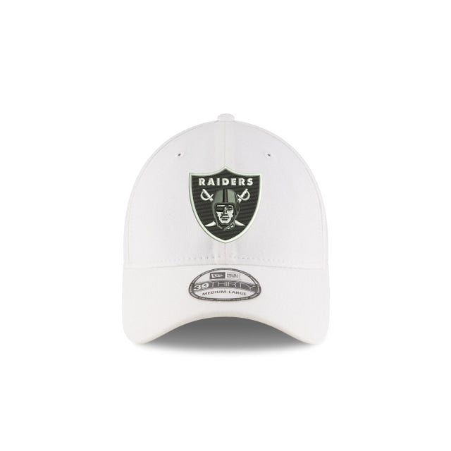 Las Vegas Raiders White Team Classic 39THIRTY Stretch Fit Hat – New Era Cap