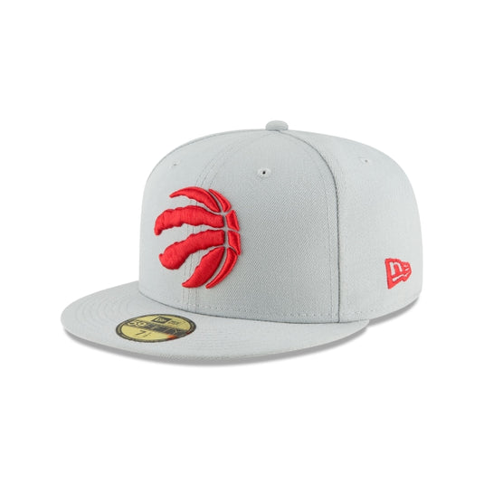Toronto Raptors Basic Grey 59FIFTY Fitted Hat - New Era Cap