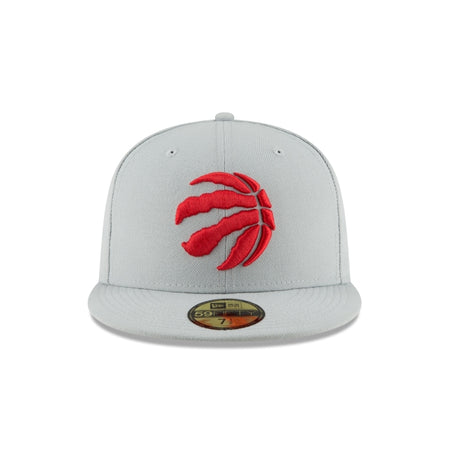 Toronto Raptors Basic Grey 59FIFTY Fitted Hat