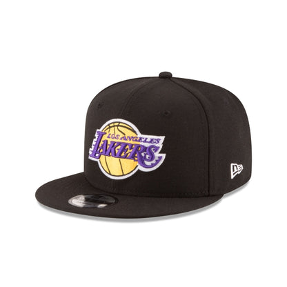 Los Angeles Lakers Black 9FIFTY Snapback Hat