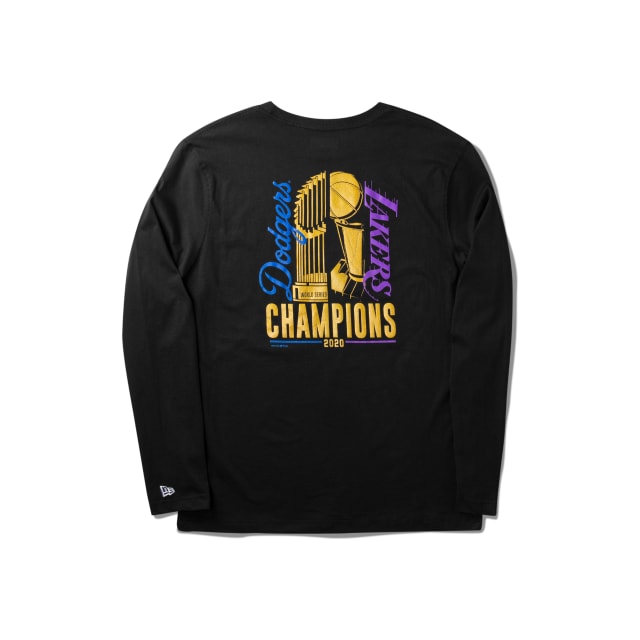 Lakers 2020 Dodgers Lakers Championship Shirt Los Angeles Lakers X