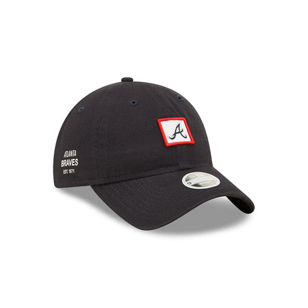 Atlanta Braves Mini Patch Womens 9TWENTY Adjustable Hat