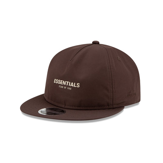 Walnut Fear Of God Essentials Retro Crown 9FIFTY Strapback Hat - New Era Cap