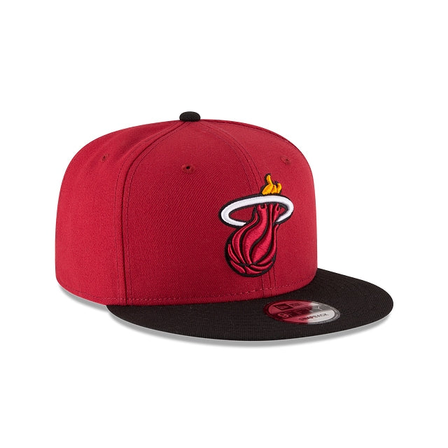 Miami Heat Two Tone 9FIFTY Snapback Hat – New Era Cap