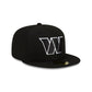 Washington Commanders Black and White 59FIFTY Fitted Hat
