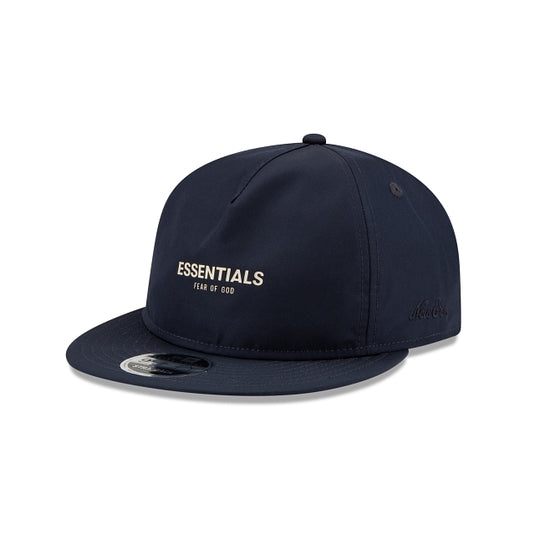 Navy Fear Of God Essentials Retro Crown 9FIFTY Strapback Hat - New Era Cap