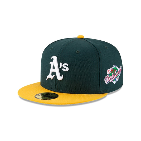Athletics World Series Side Patch 59FIFTY Fitted Hat - New Era Cap
