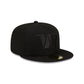 Washington Commanders Black On Black 59FIFTY Fitted Hat